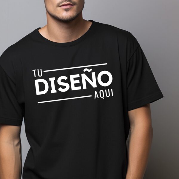 Playera Negra Personalizable