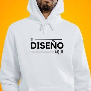 Sudadera Blanca Personalizable unisex